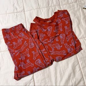 Hanna Andersson Wild Cat Long Sleeve Pajama Set in HannaSoft™. Size 14-16